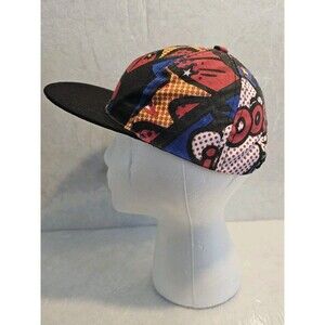 Prime Threads Youth Batman Bam Boom Pop Art Snapback
